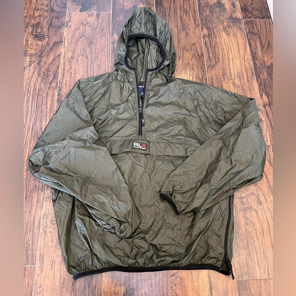 VINTAGE POLO SPORT RALPH LAUREN WINDBREAKER JACKET SIZE LARGE